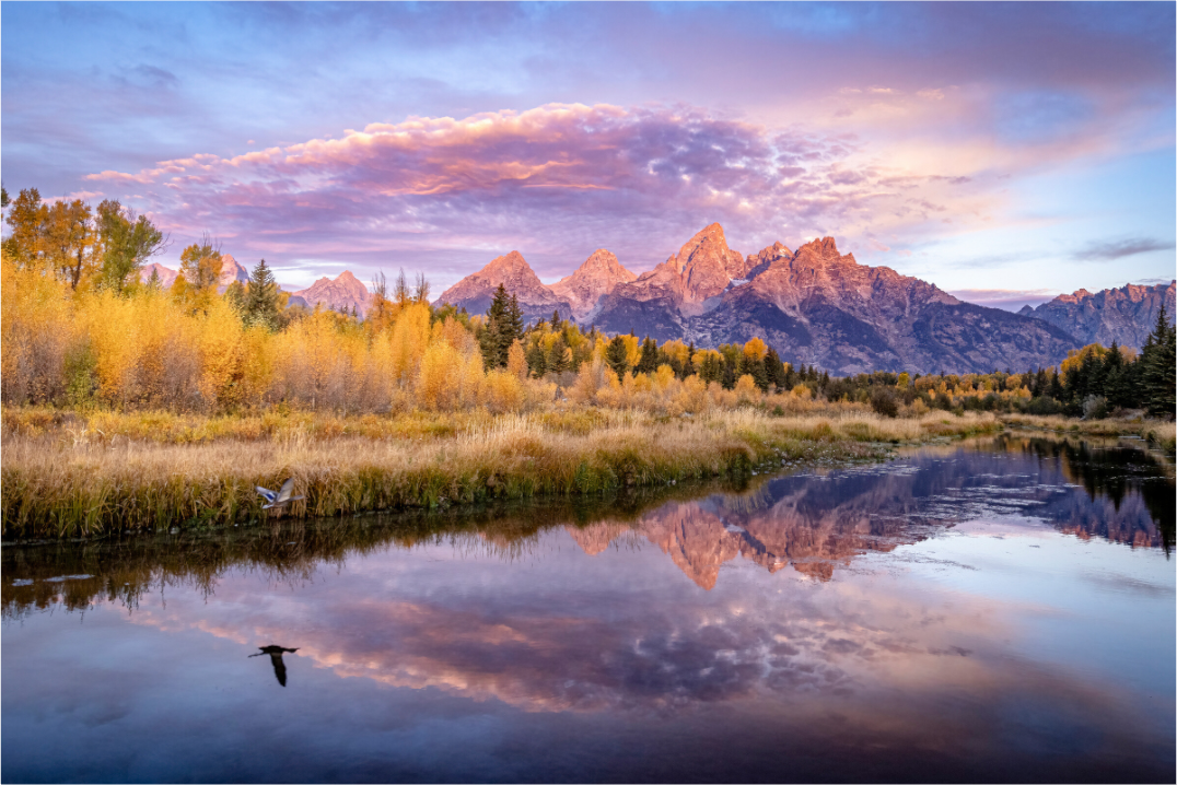 Main image Sunrise at Schwabacher Landing