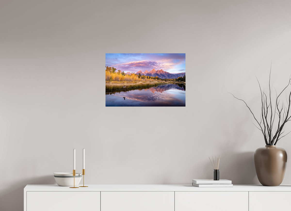 24 x 16″, Photo Print On Fuji Crystal DP II Sunrise at Schwabacher Landing