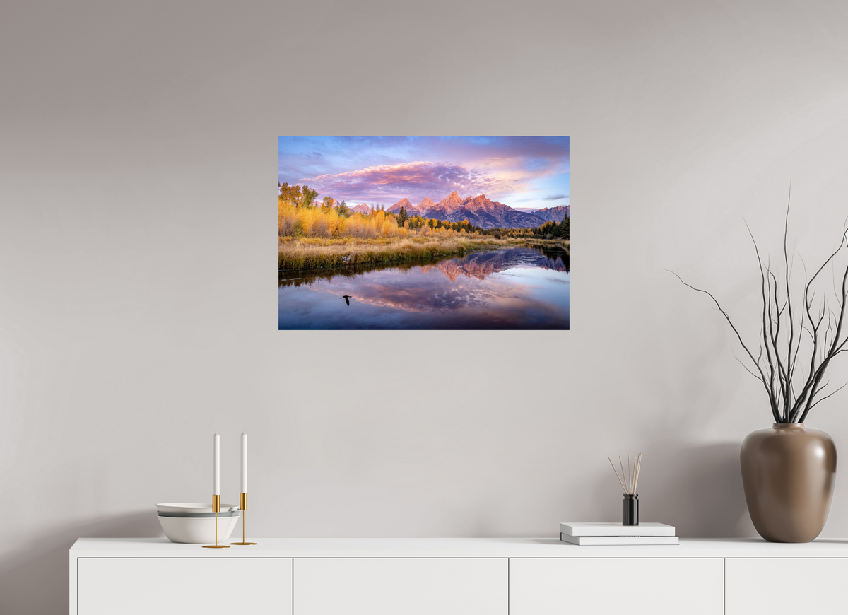 30 x 20″, Photo Print On Fuji Crystal DP II Sunrise at Schwabacher Landing