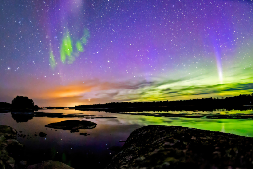 Northern Lights Over Voyageurs National Park
